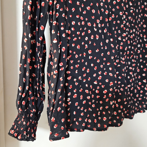 SANCTUARY Blouse Womens Large Long Sleeve Boho - Picture 3 of 4